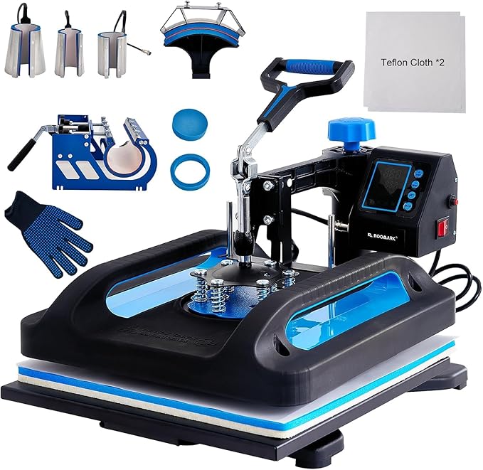 12x15 inch Heat Press Machine, 8 in 1 Digital